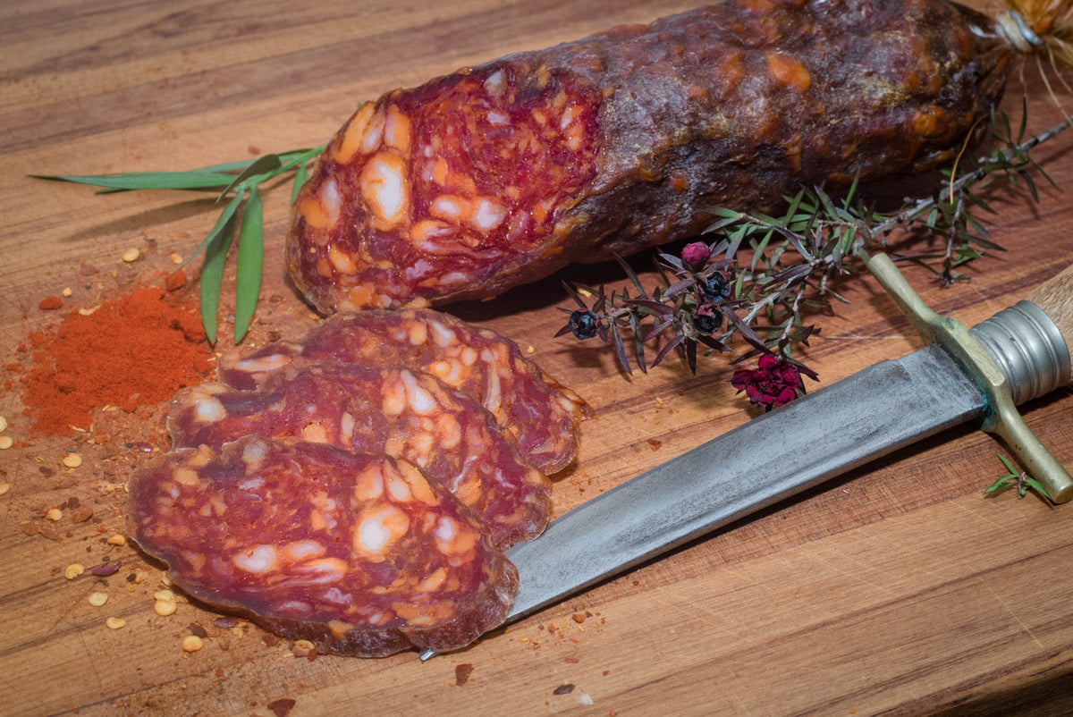 Extra Aged Kulen Salami Cured Meat Salash Delicatessen Salash